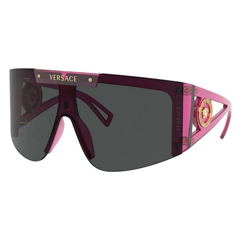 medusa 57mm square sunglasses versace pink|versace medusa sunglasses price.